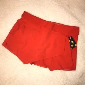 Zara Orange Skort
